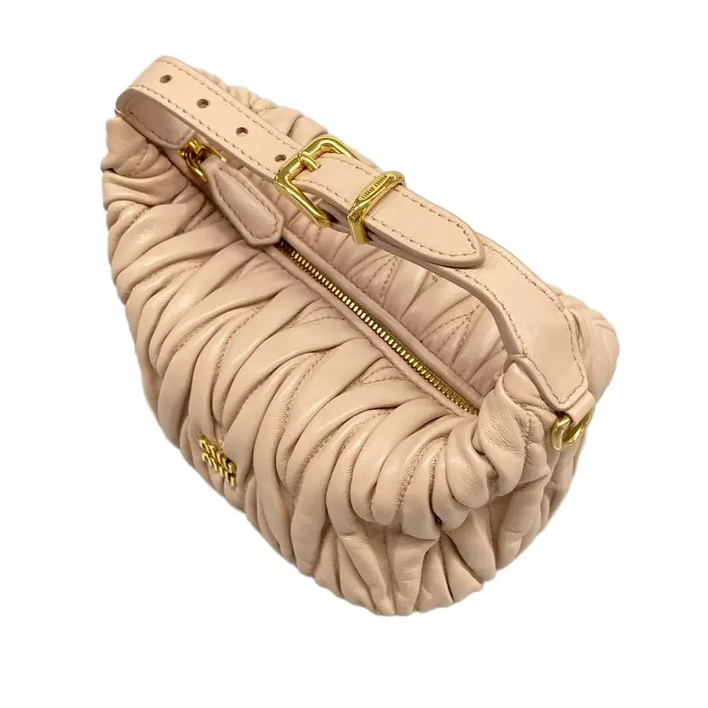 Miu Miu Matelasse Handbag 5NE026 CIPRIA (Light Pink)